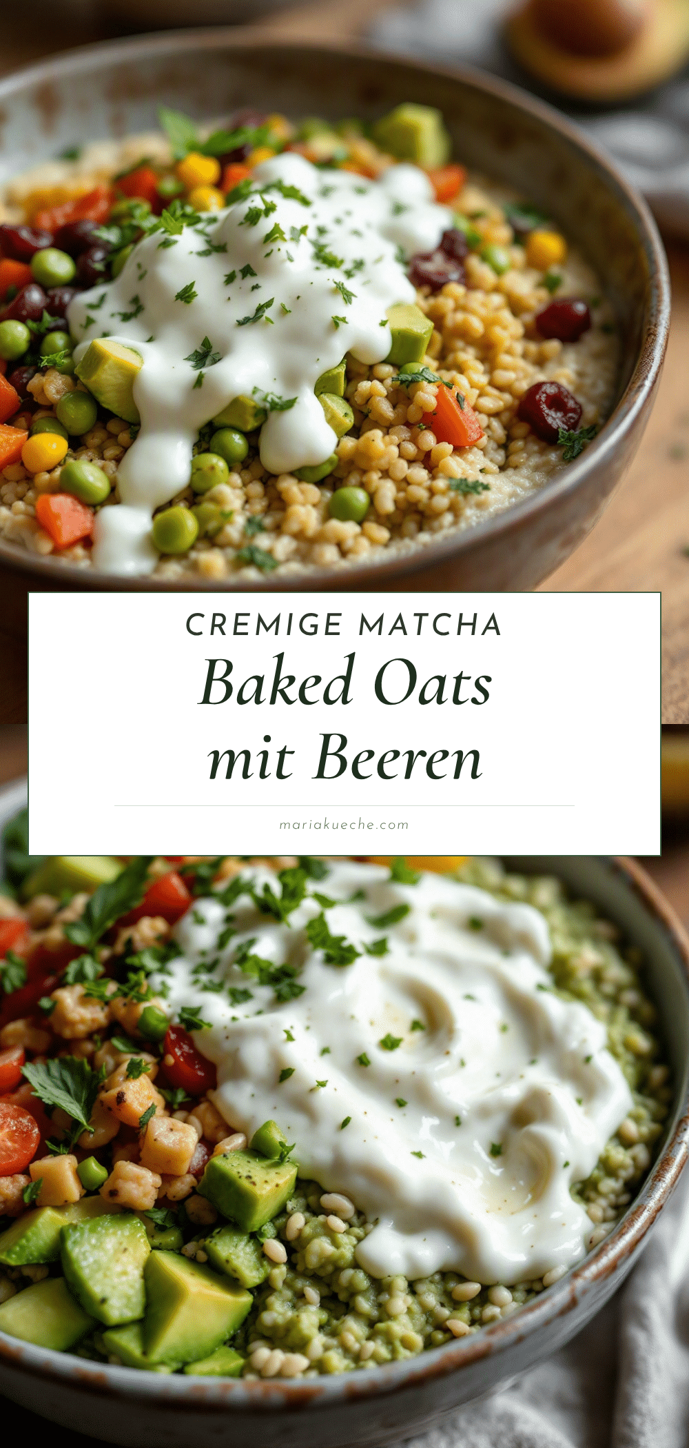 Matcha Baked Oats recipe