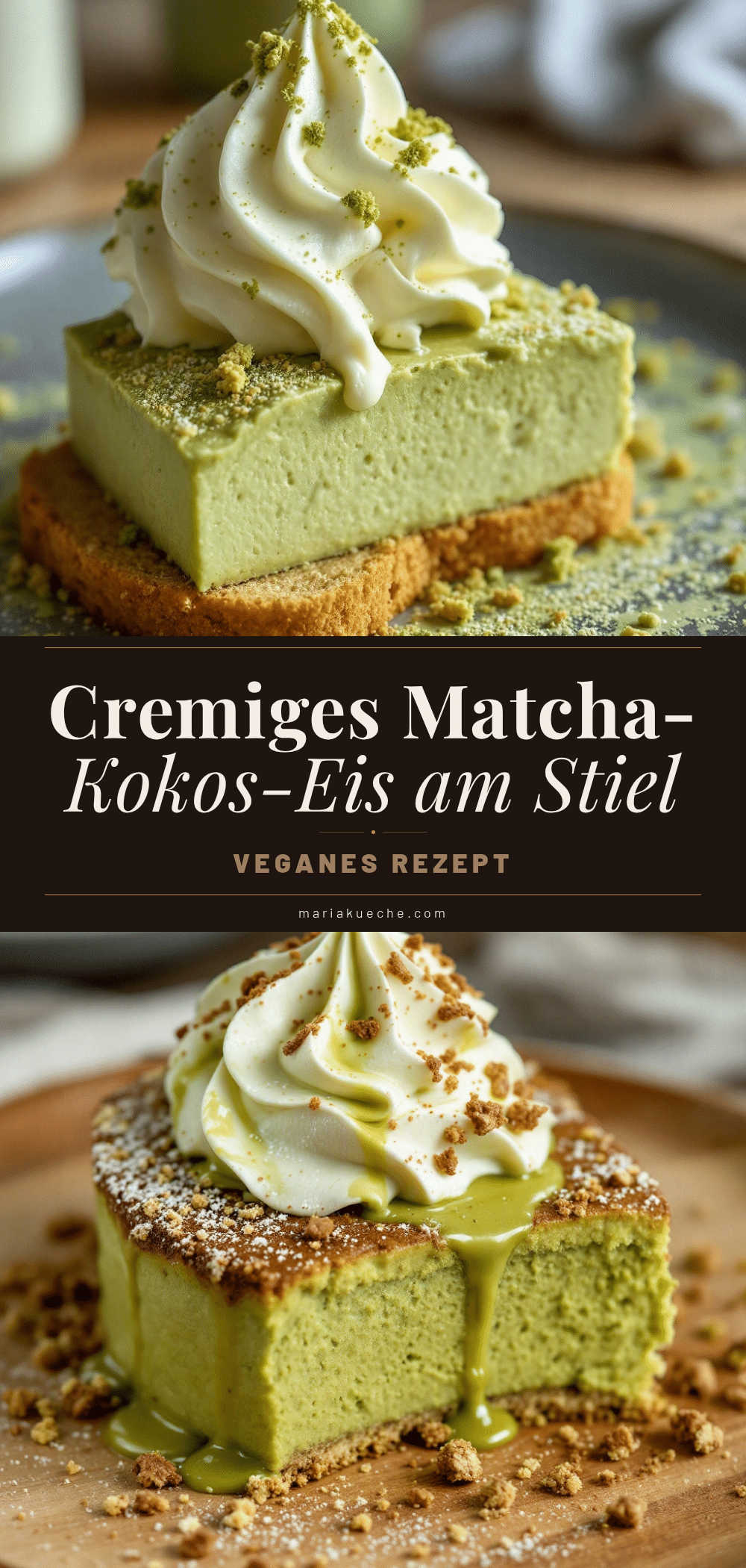 Matcha-Kokos-Eis am Stiel recipe
