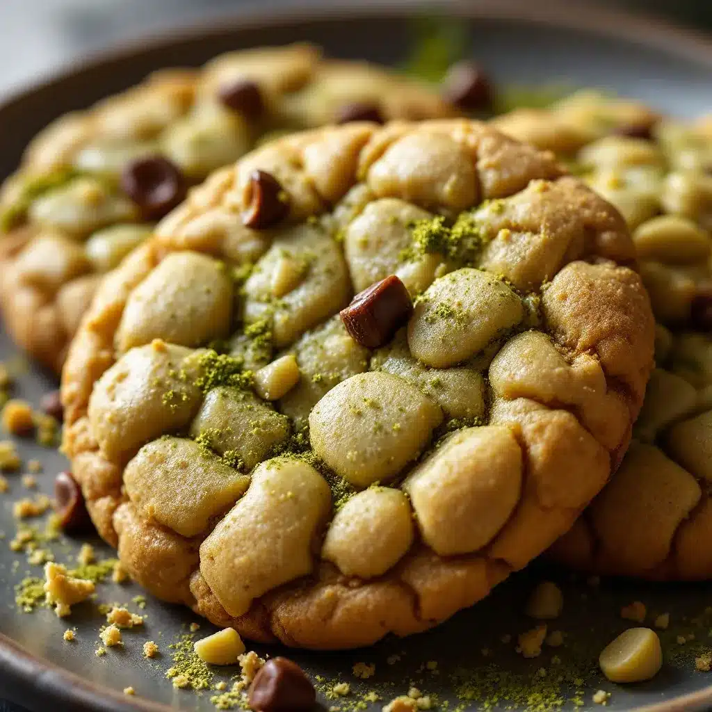 Matcha White Chocolate Cookies Rezept preparation steps