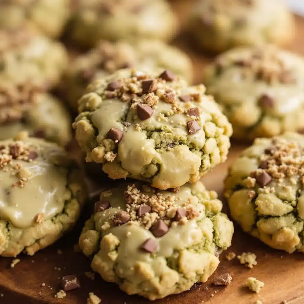 Matcha White Chocolate Cookies Rezept - featured image