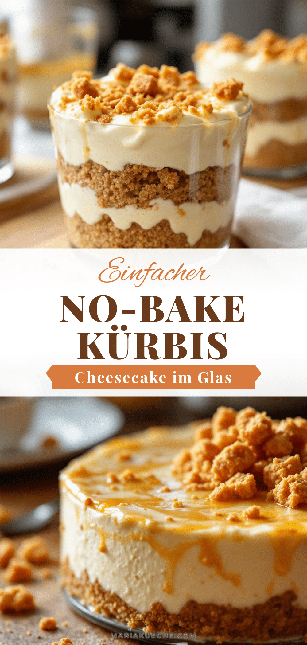 No-Bake-Kürbis-Cheesecake im Glas recipe