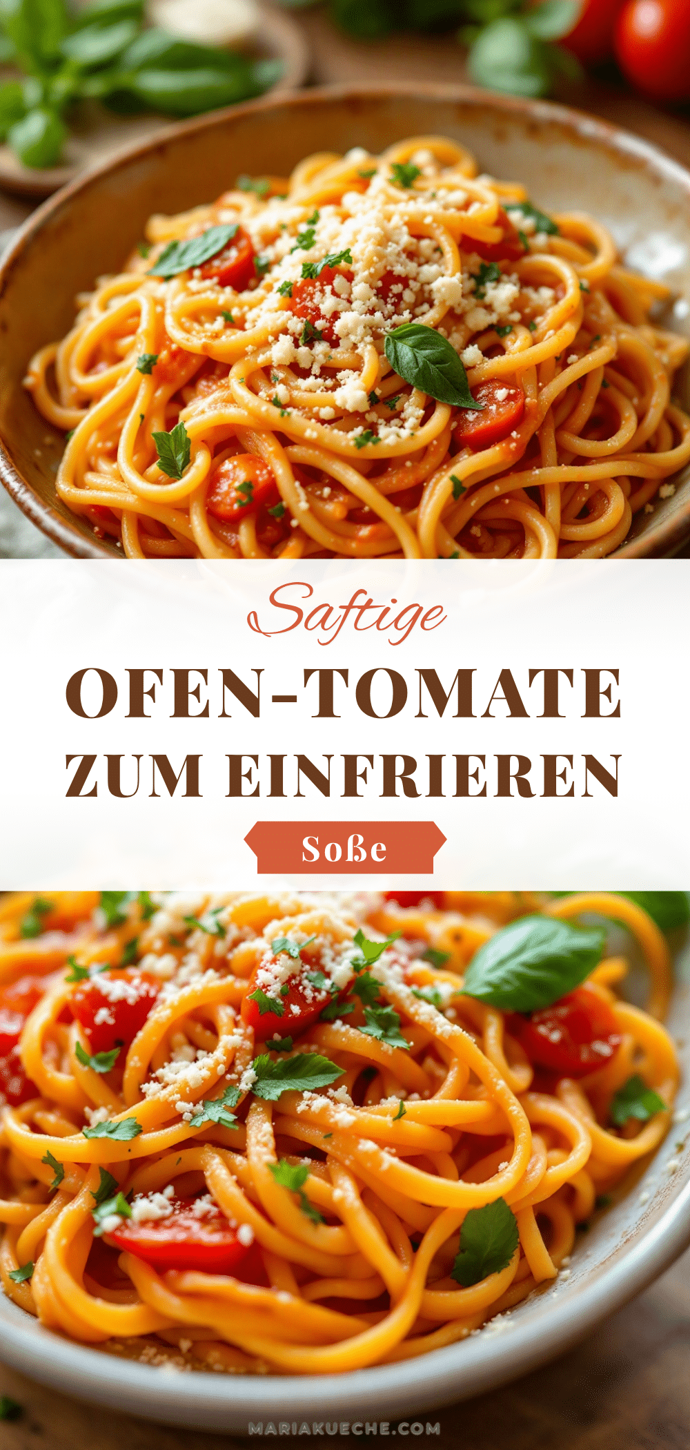 Ofen-Tomaten-Soße zum Einfrieren recipe