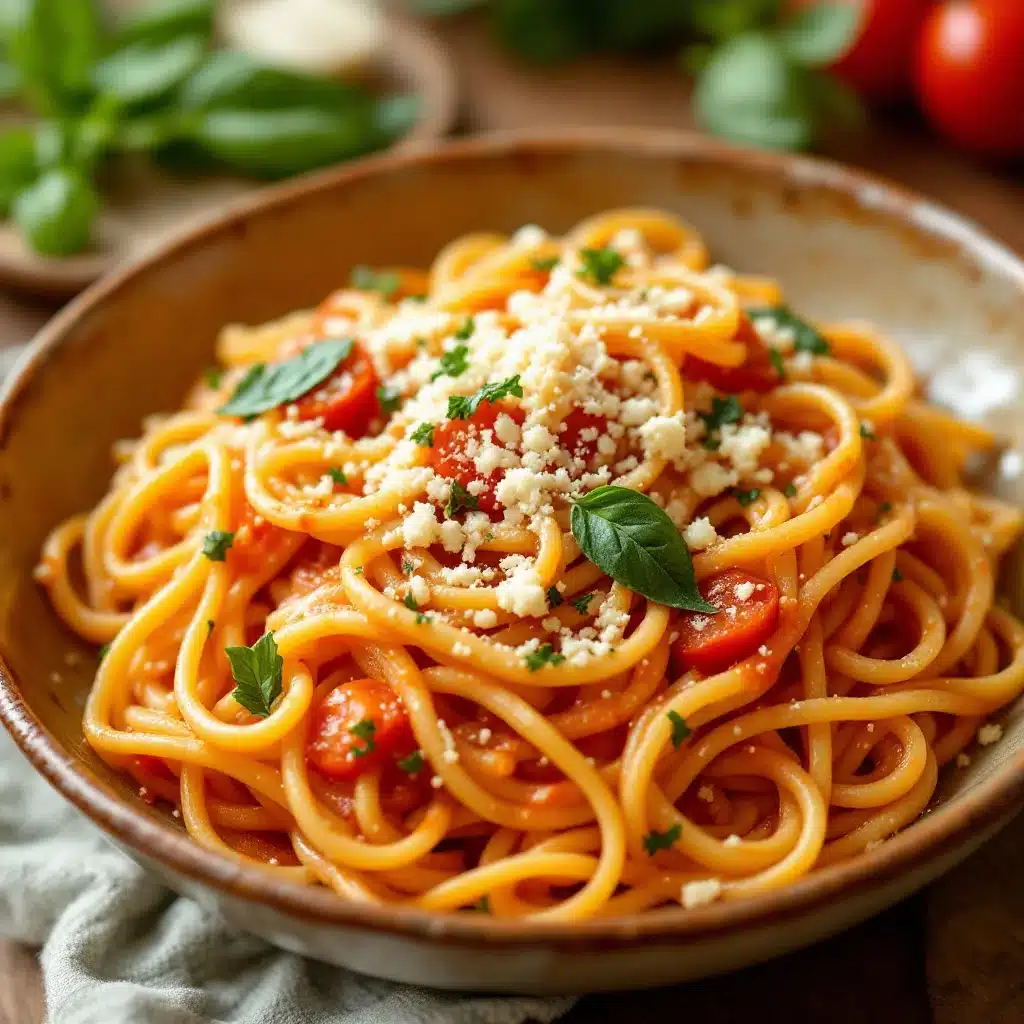 Ofen-Tomaten-Soße zum Einfrieren - featured image