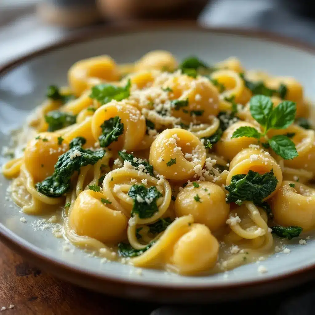 One-Pan-Gnocchi mit Spinat - featured image