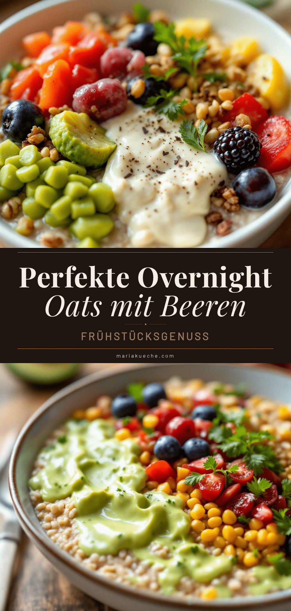 perfekte Overnight Oats mit Beeren recipe