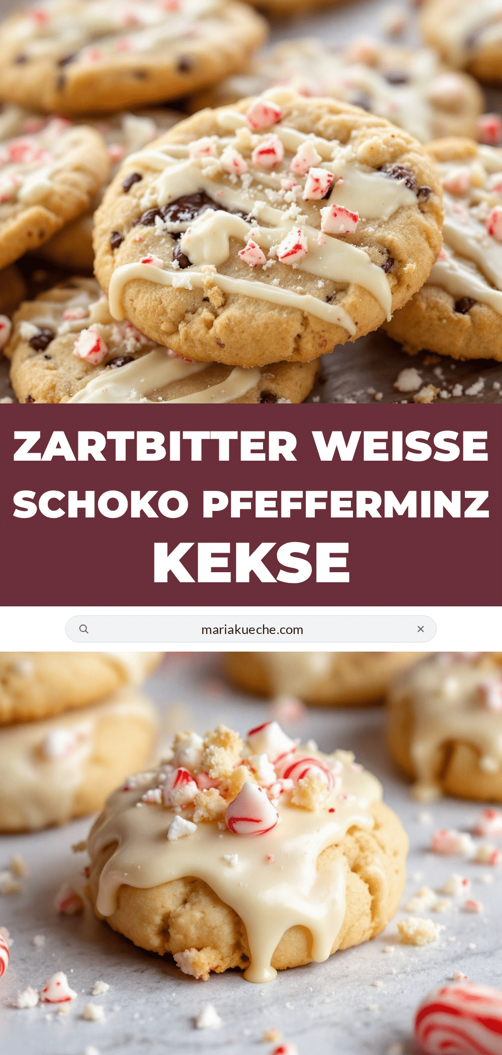 Perfekte Weiße Schoko Pfefferminz Kekse recipe