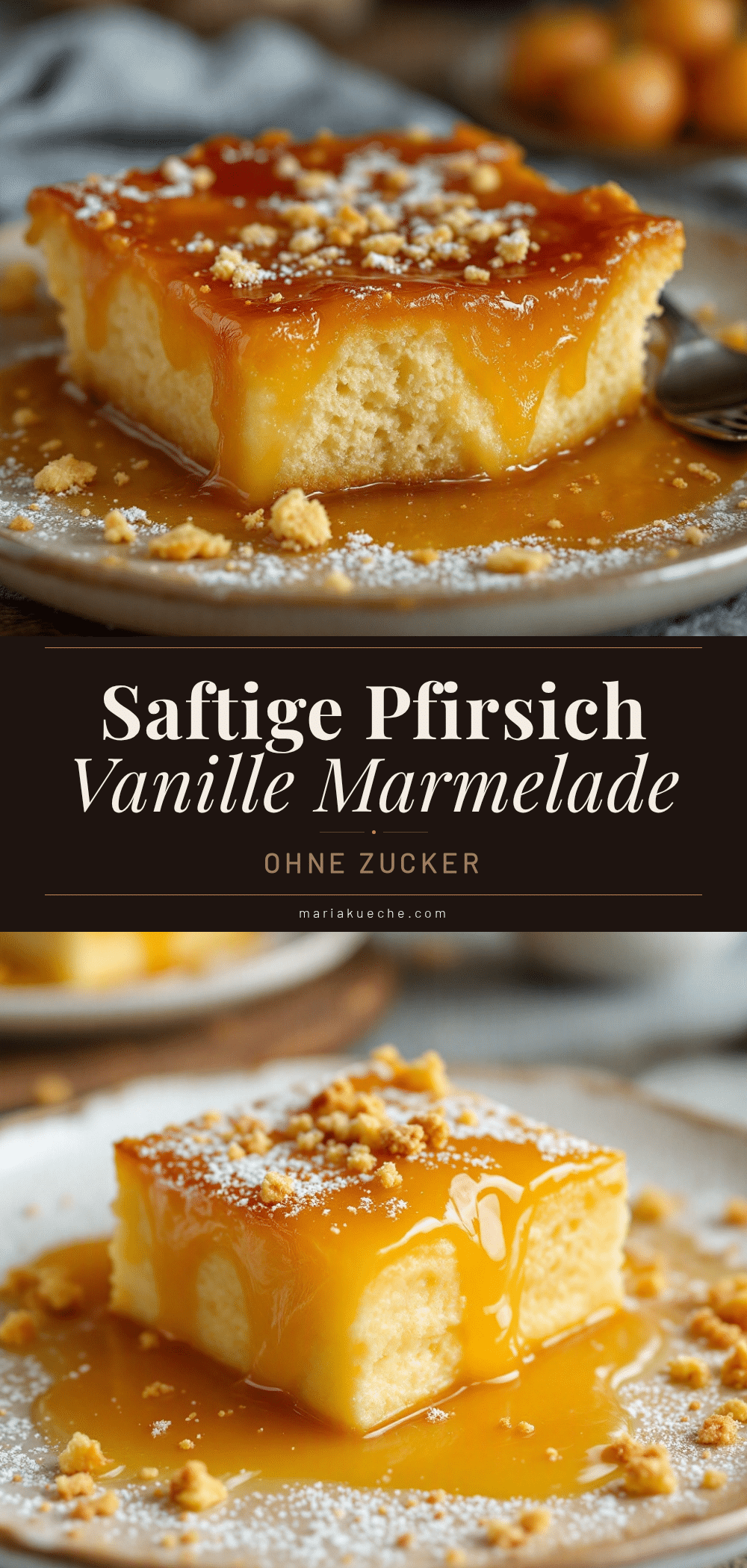 Pfirsich-Vanille-Marmelade ohne Gelierzucker recipe