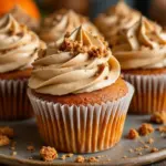 Pumpkin Spice Latte Cupcakes mit Espresso-Frosting - featured image