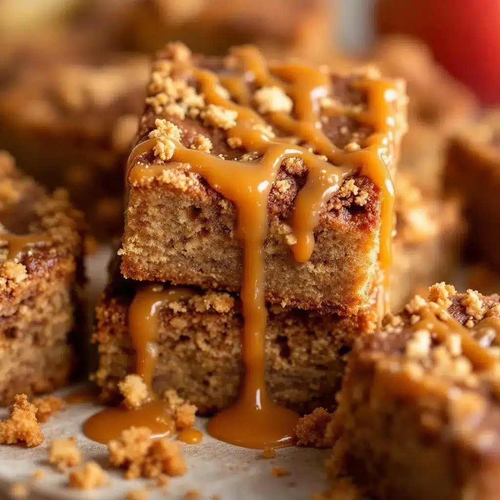 Saftige Apfel-Zimt Blondies preparation steps