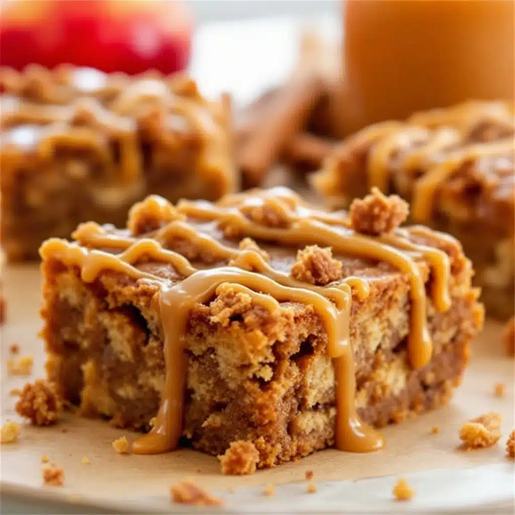 Saftige Apfel-Zimt Blondies - featured image