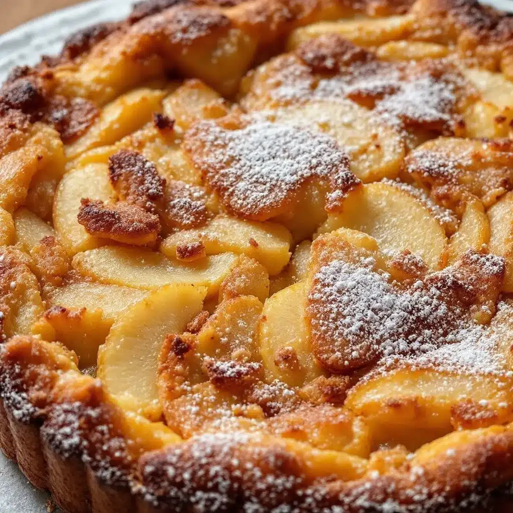 Saftiger Apfelkuchen mit Zimt-Rührteig - featured image