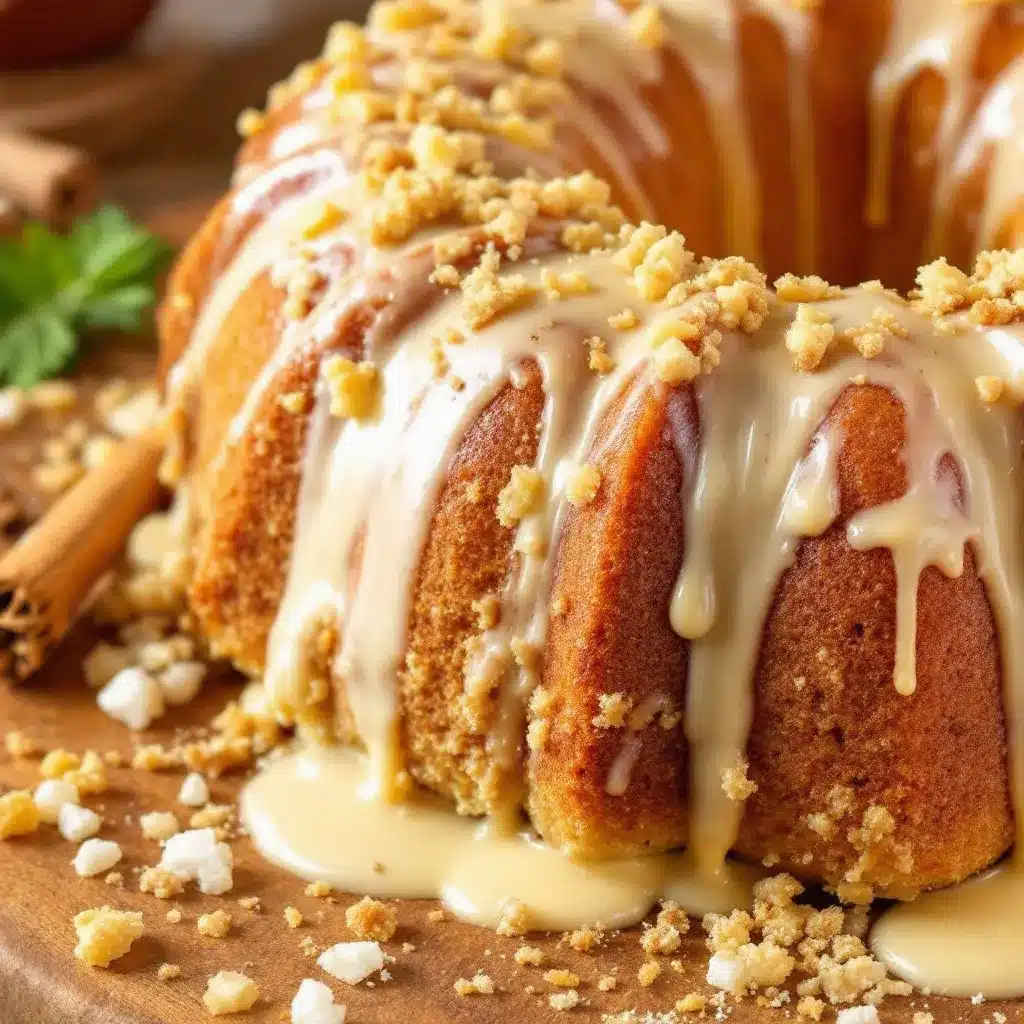 Saftiger Eggnog Bundt Kuchen preparation steps