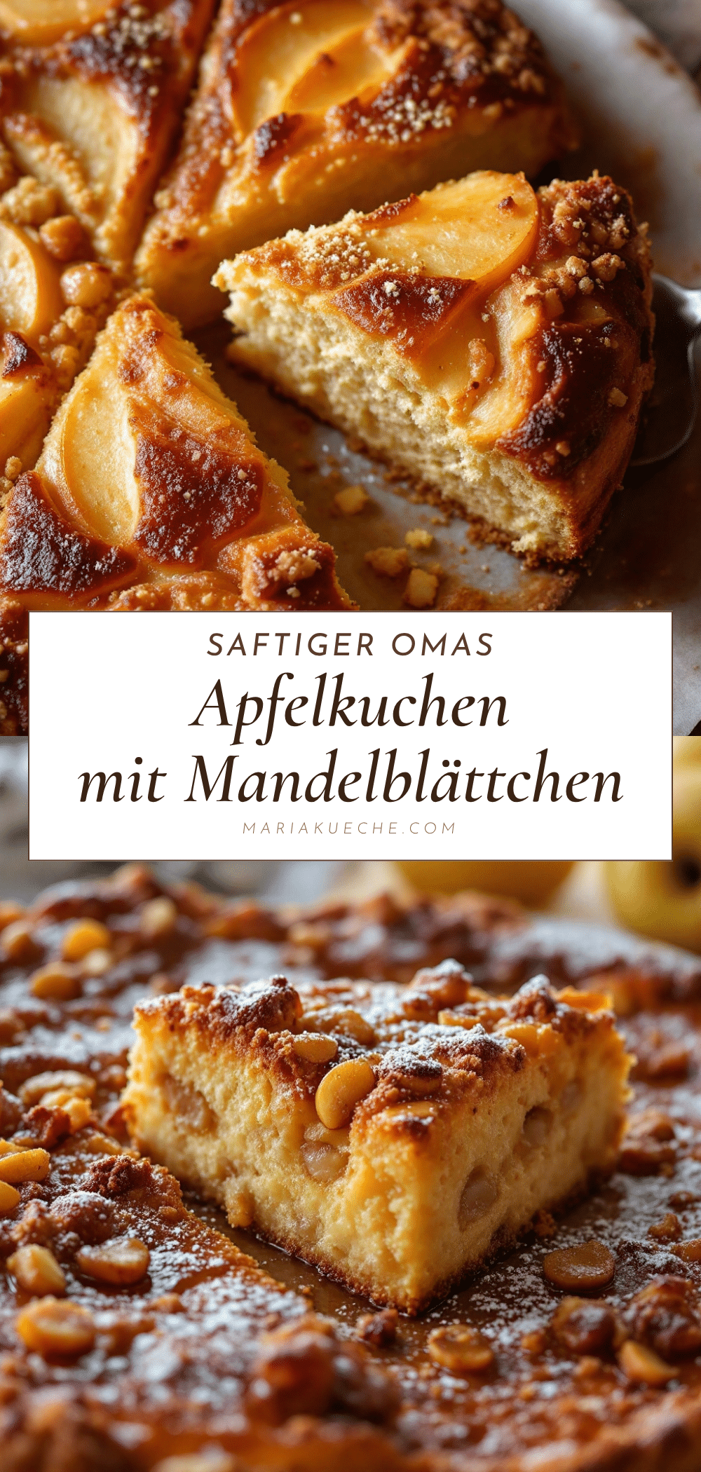 Saftiger Omas Apfelkuchen mit Mandelblättchen recipe