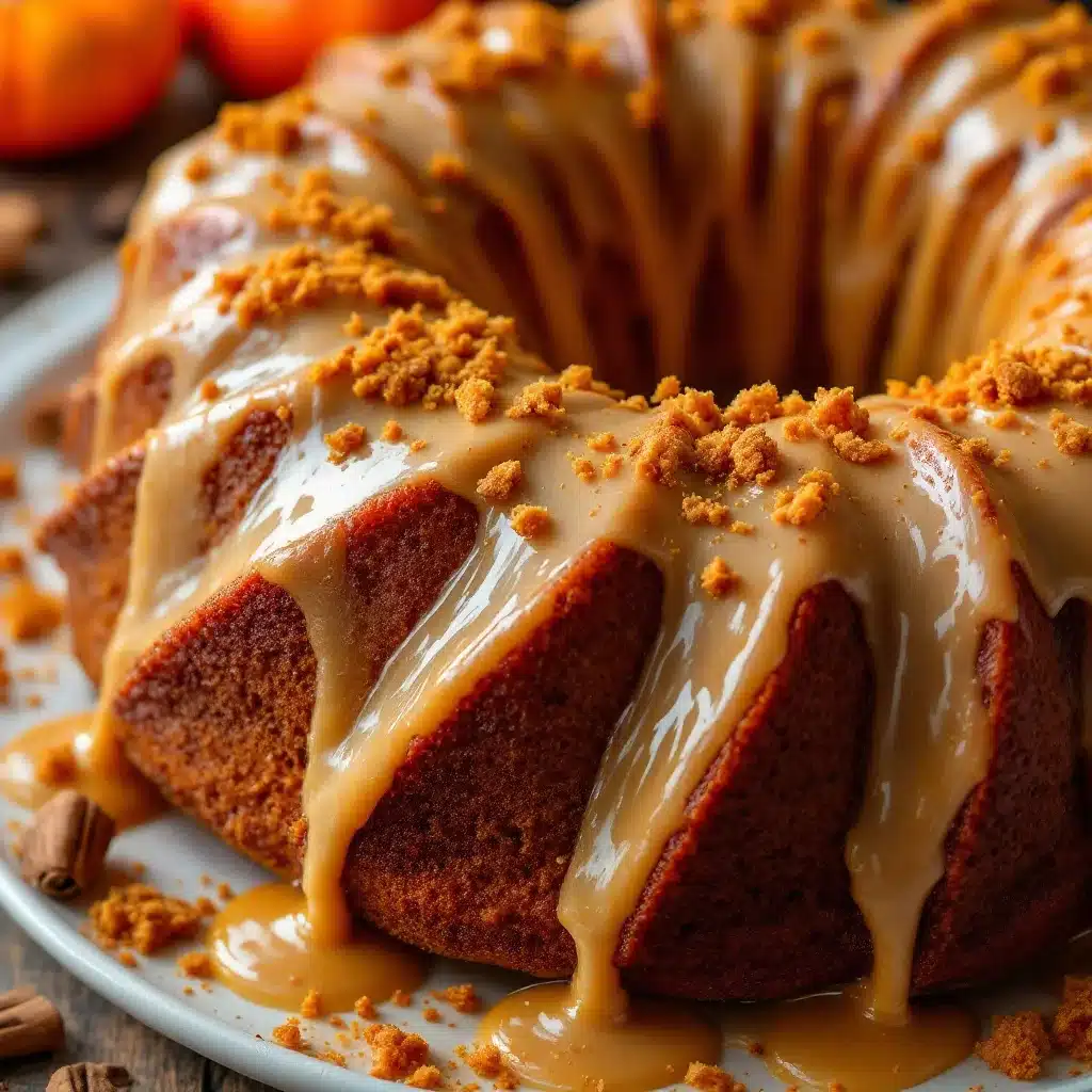 Saftiger Pumpkin Spice Bundt Cake mit Ahorn-Glasur - featured image