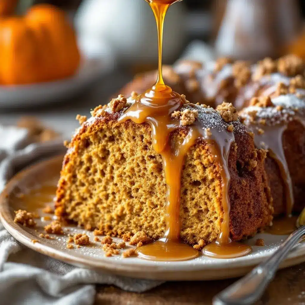 Saftiger Pumpkin Spice Bundt Cake preparation steps