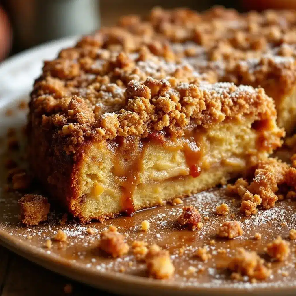 Saftiger Streusel-Apfelkuchen preparation steps