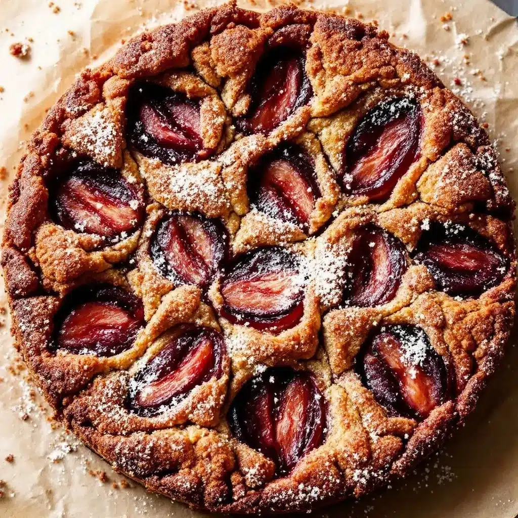 Saftiger Zwetschgenkuchen mit Streusel preparation steps