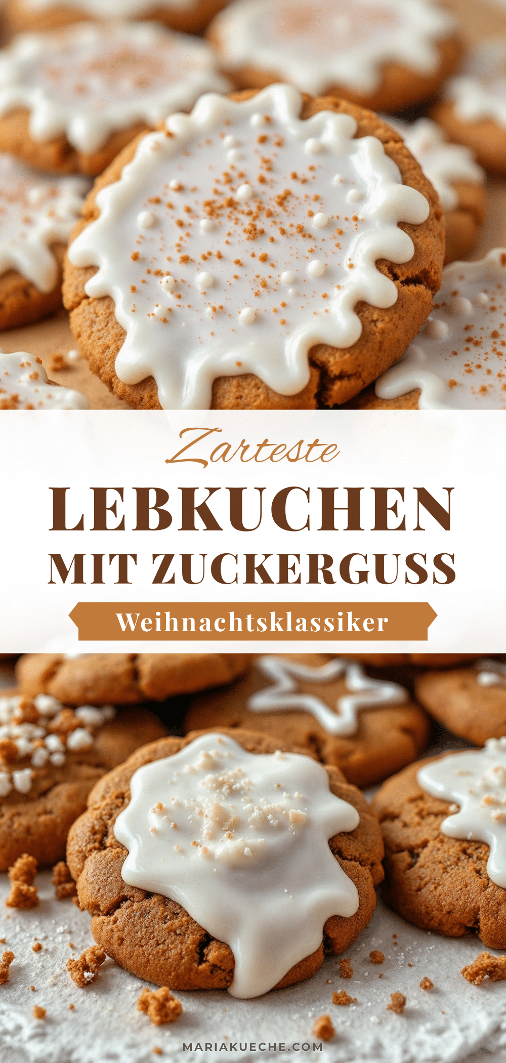 Saftigste Lebkuchen mit Zuckerguss recipe