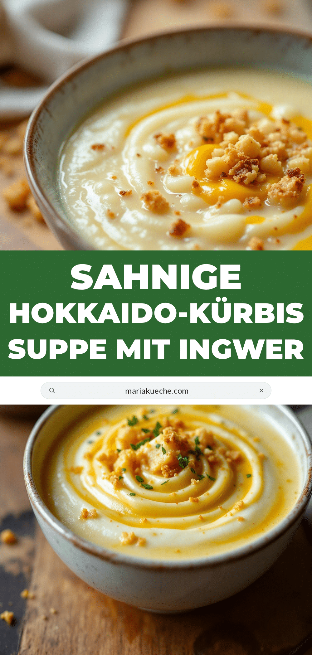 Sahnige Hokkaido-Kürbissuppe mit Kokosmilch recipe