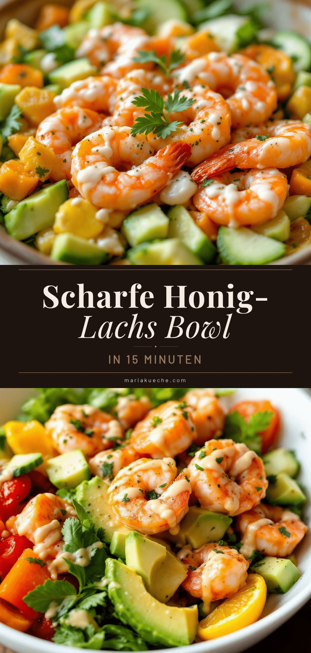Scharfe Honig-Lachs Bowl recipe