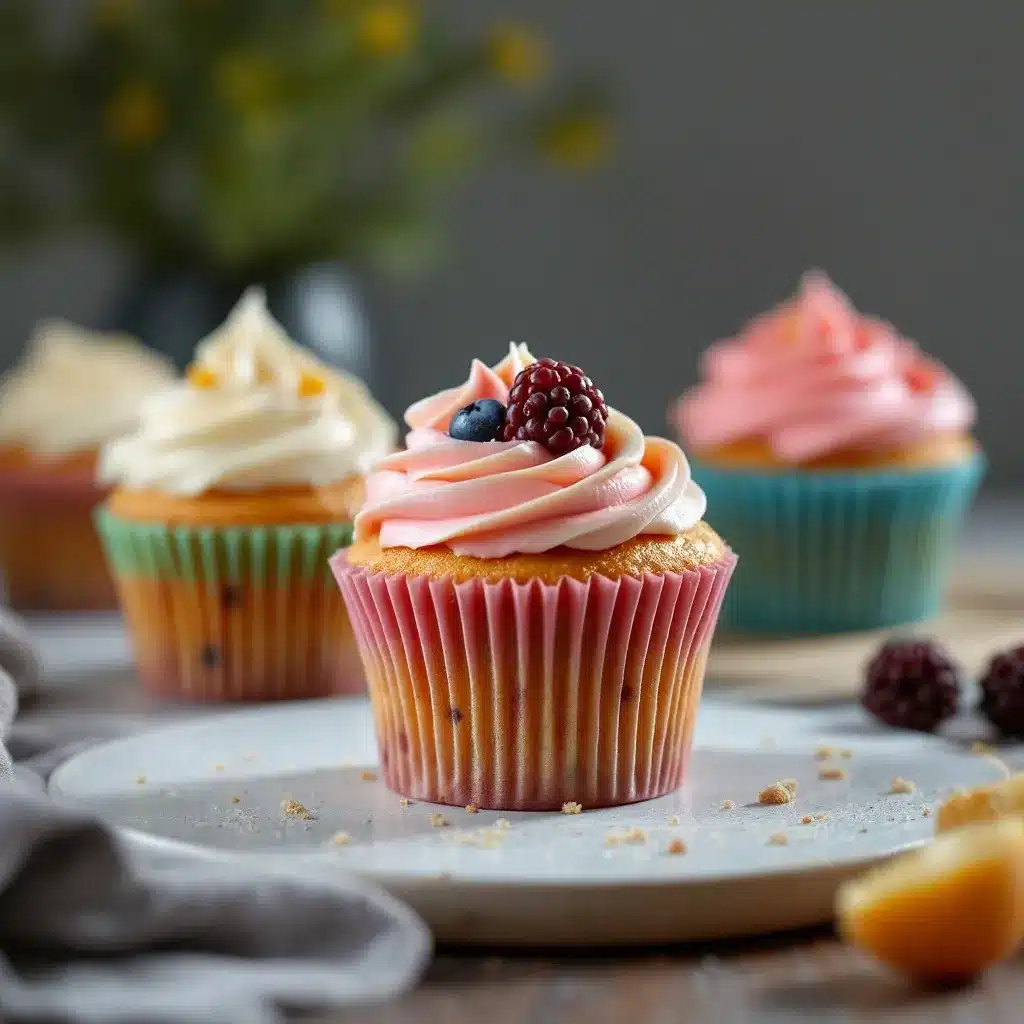 Schulranzen-Cupcakes preparation steps