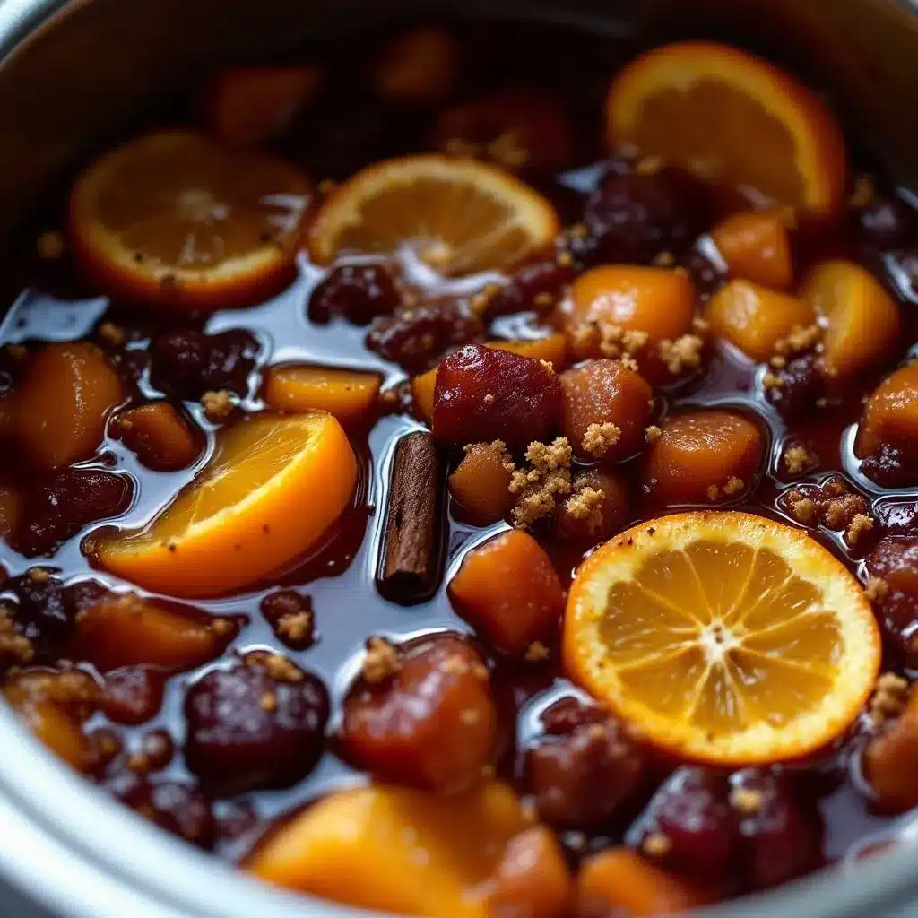 Slow Cooker Glühwein preparation steps