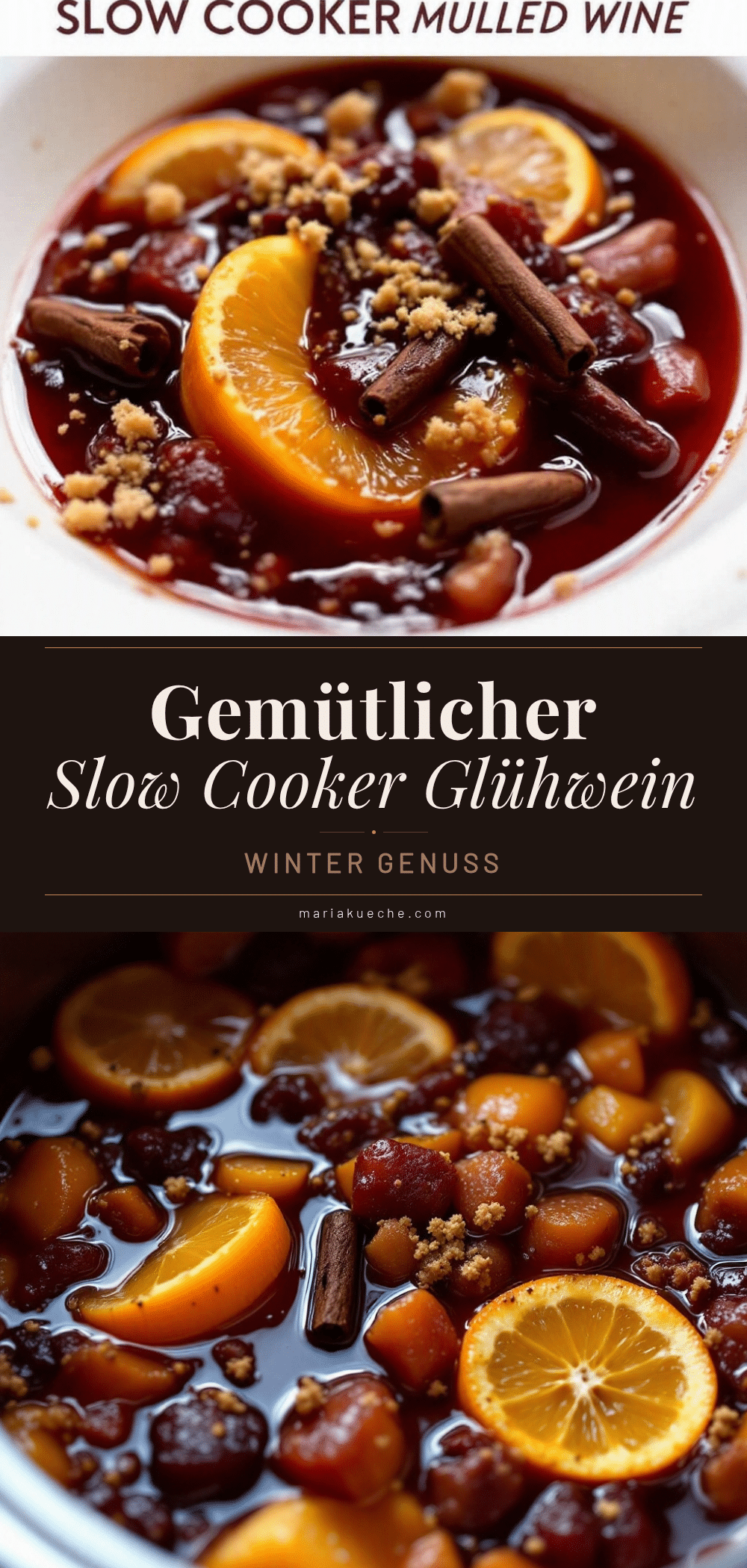 Slow Cooker Glühwein recipe