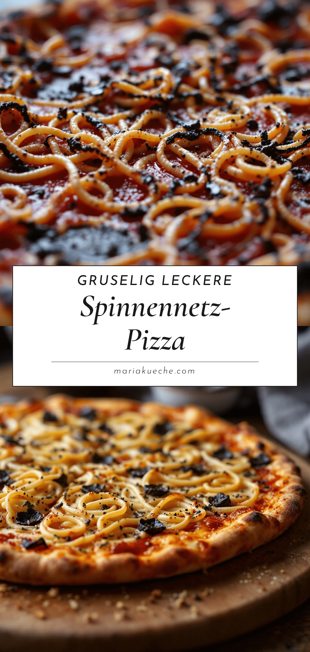 Spinnennetz-Pizza recipe
