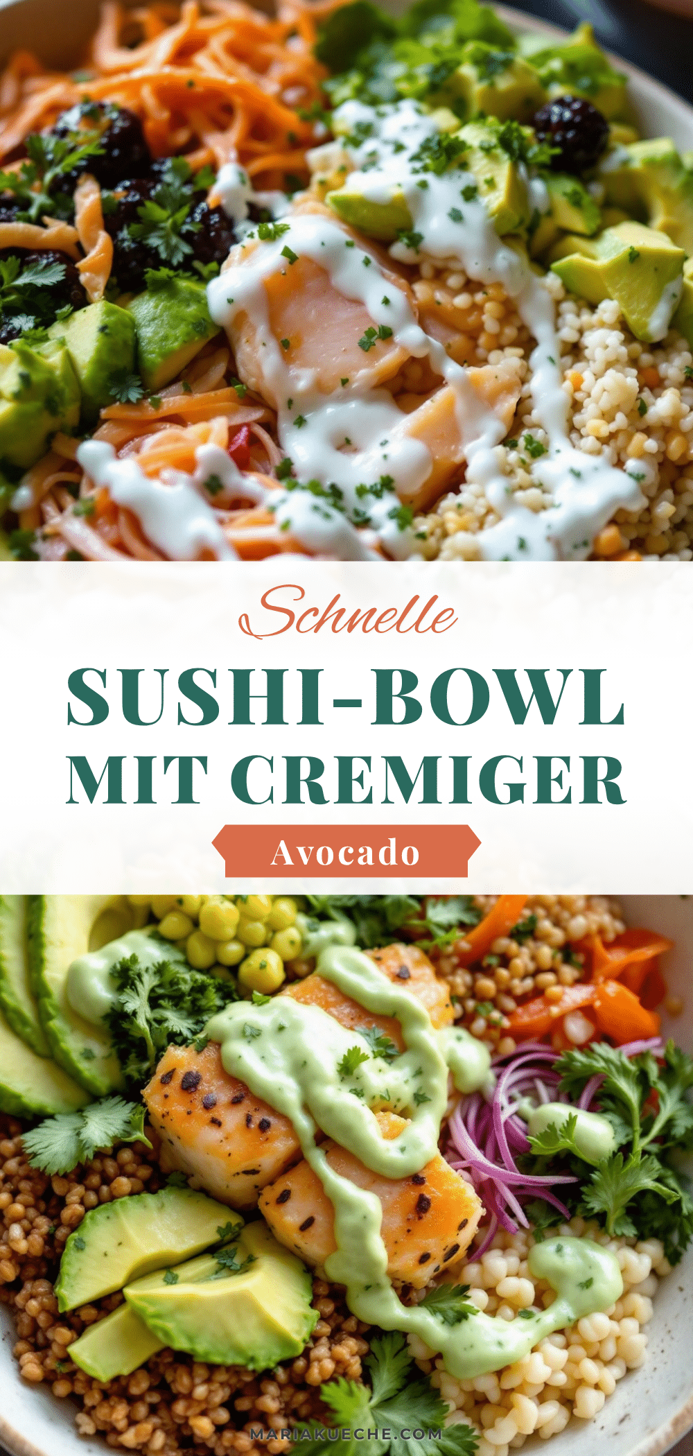 Sushi-Bowl mit Lachs und Avocado recipe