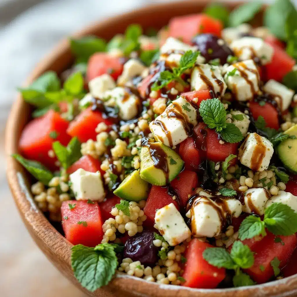 Wassermelonen-Feta-Minz-Salat - featured image