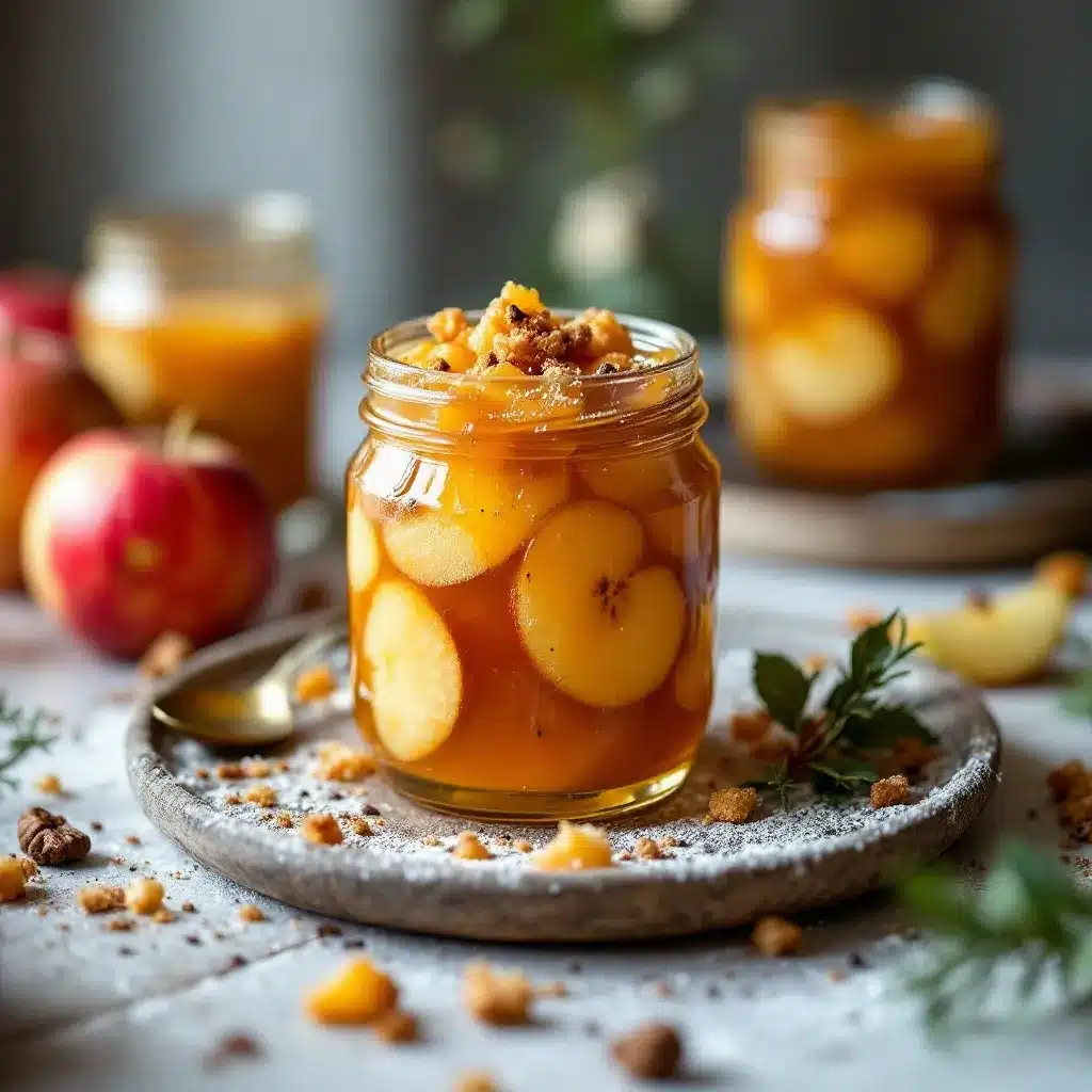 weihnachtliche Apfel-Zimt-Marmelade preparation steps