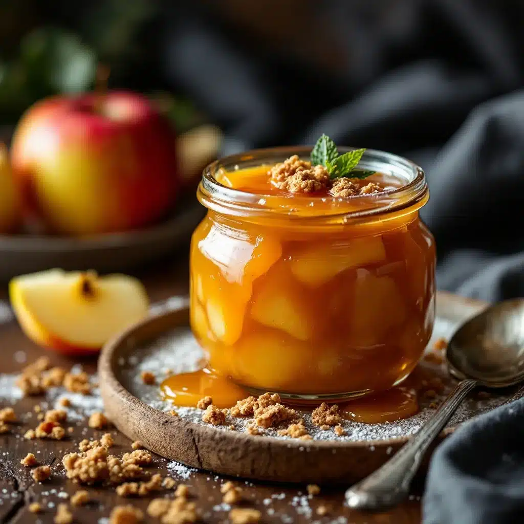 weihnachtliche Apfel-Zimt-Marmelade - featured image