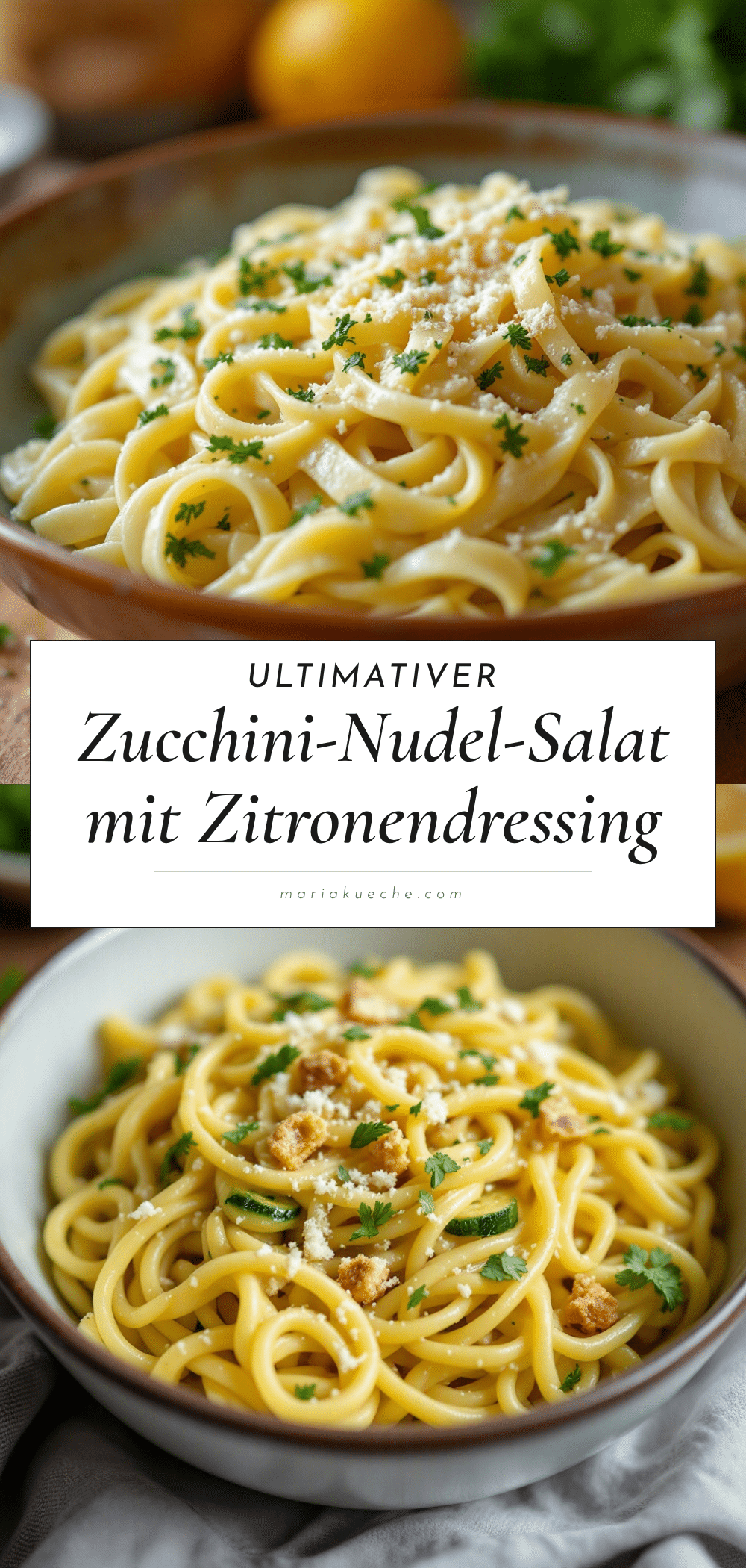 Zucchini-Nudel-Salat recipe