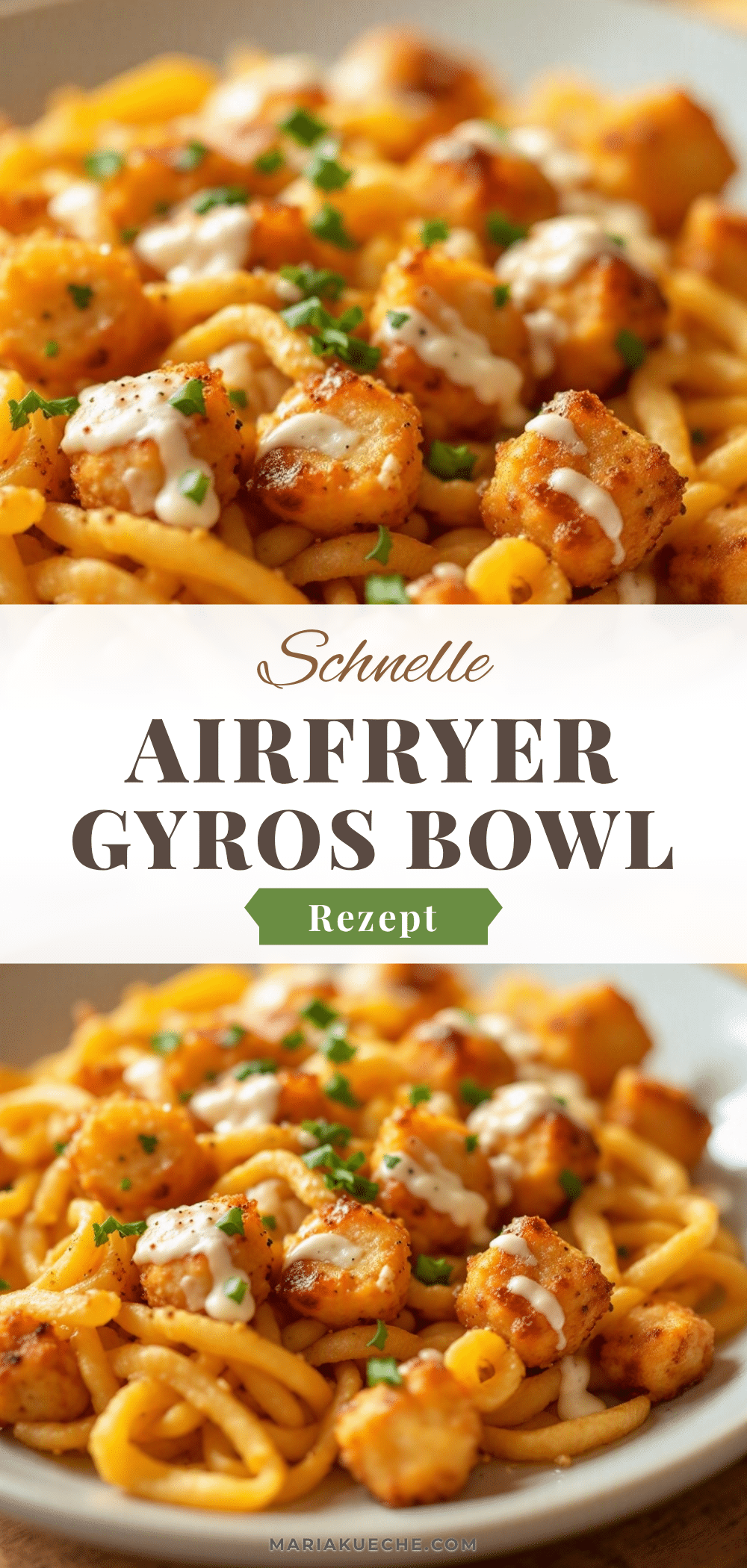 Airfryer-Hähnchen-Gyros-Bowl recipe