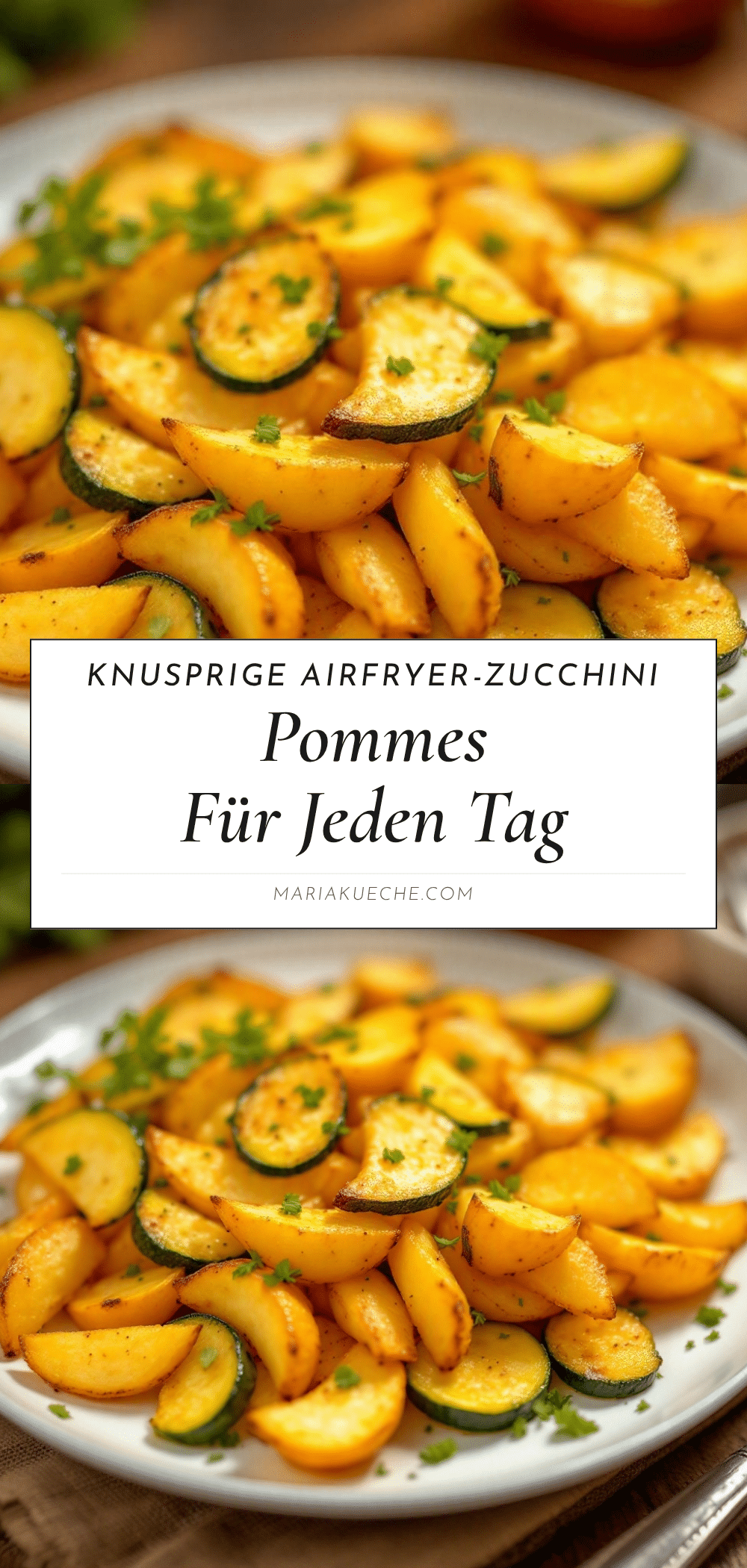 Airfryer-Zucchini-Pommes recipe