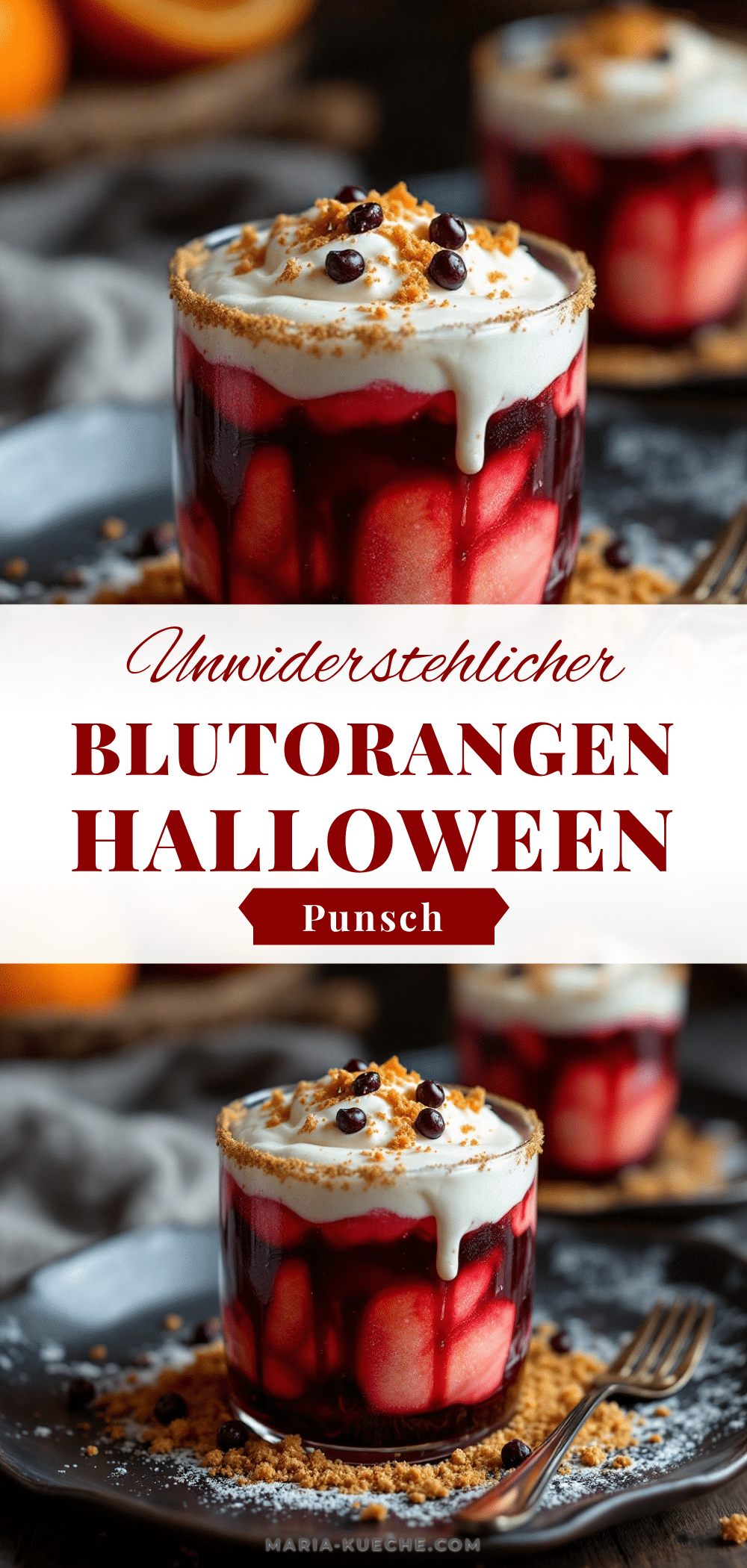 alkoholfreier Blutorangen-Halloween-Punsch recipe