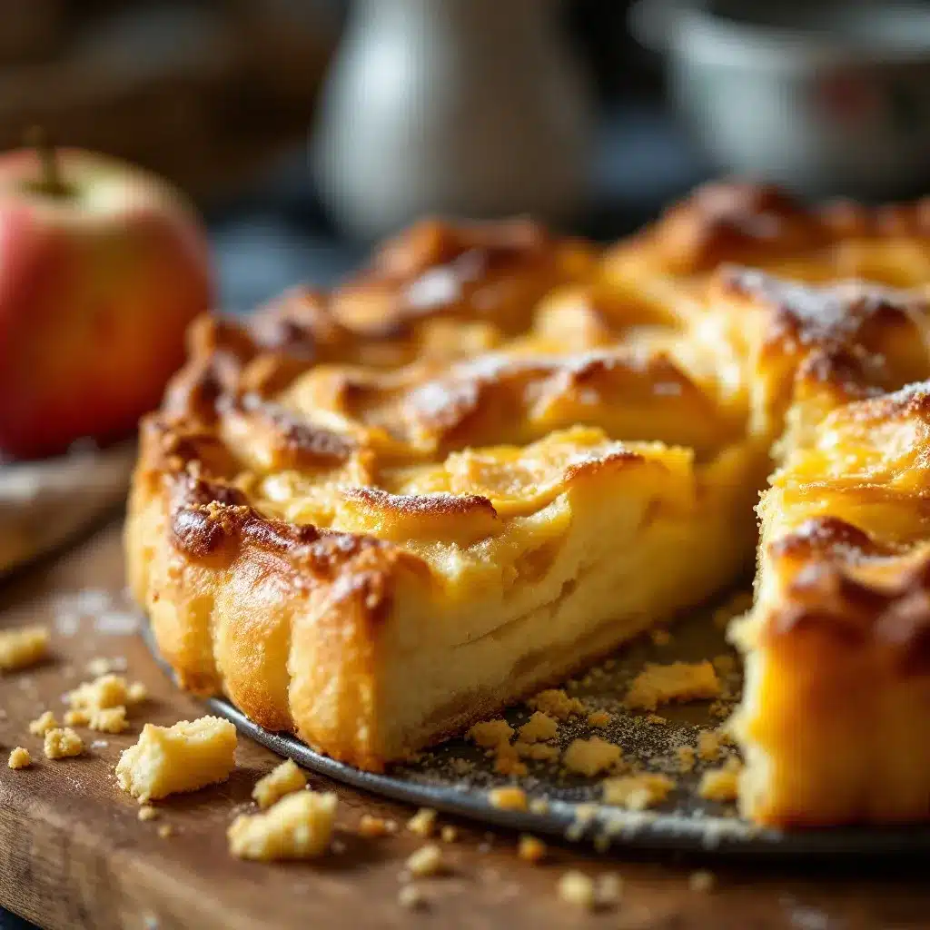 Apfel-Zimt-Pfannkuchen preparation steps