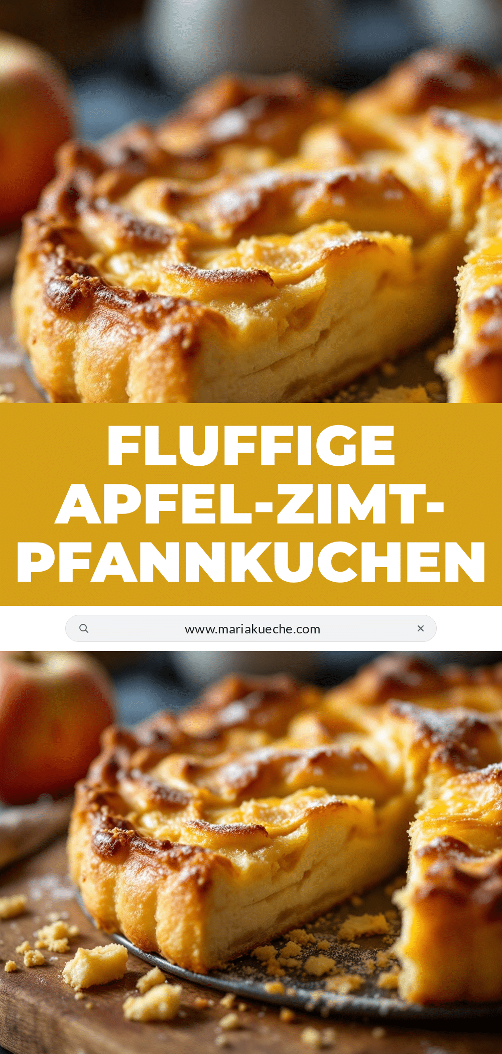 Apfel-Zimt-Pfannkuchen recipe