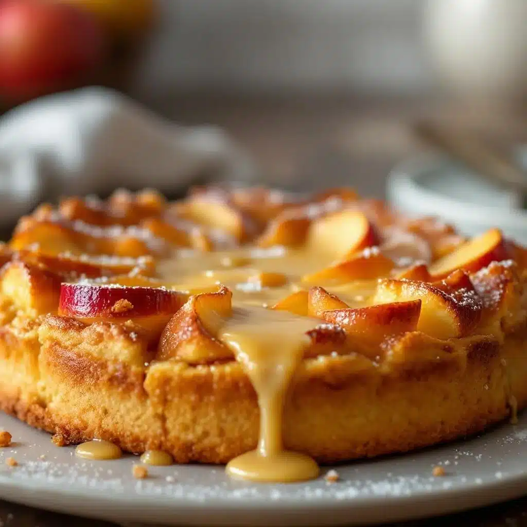 Apfelkuchen mit Vanillesauce - featured image