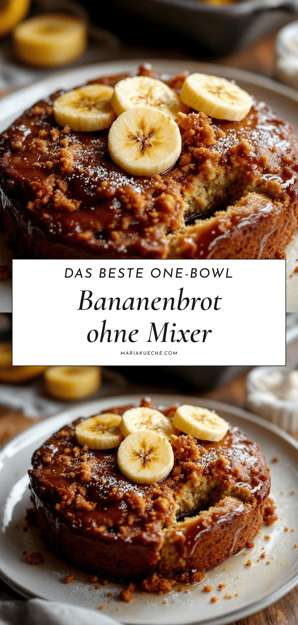 Bestes One-Bowl Bananenbrot ohne Mixer recipe