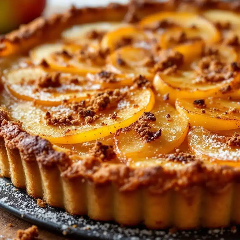 Bratapfel-Tarte mit Zimt-Karamell - featured image