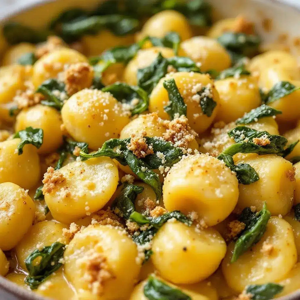 cremige Gnocchi-Pfanne preparation steps