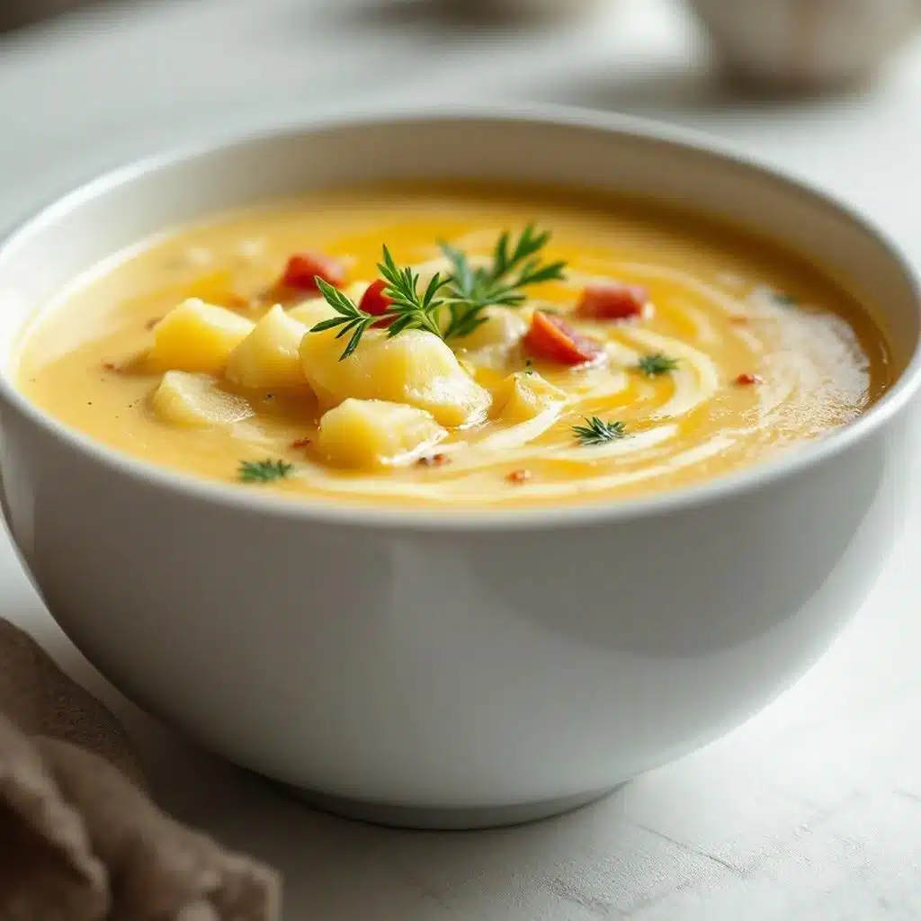 Cremige Kartoffelsuppe mit knusprigem Speck - featured image