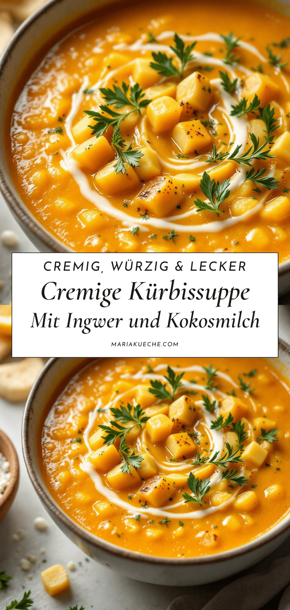 cremige Kürbissuppe recipe