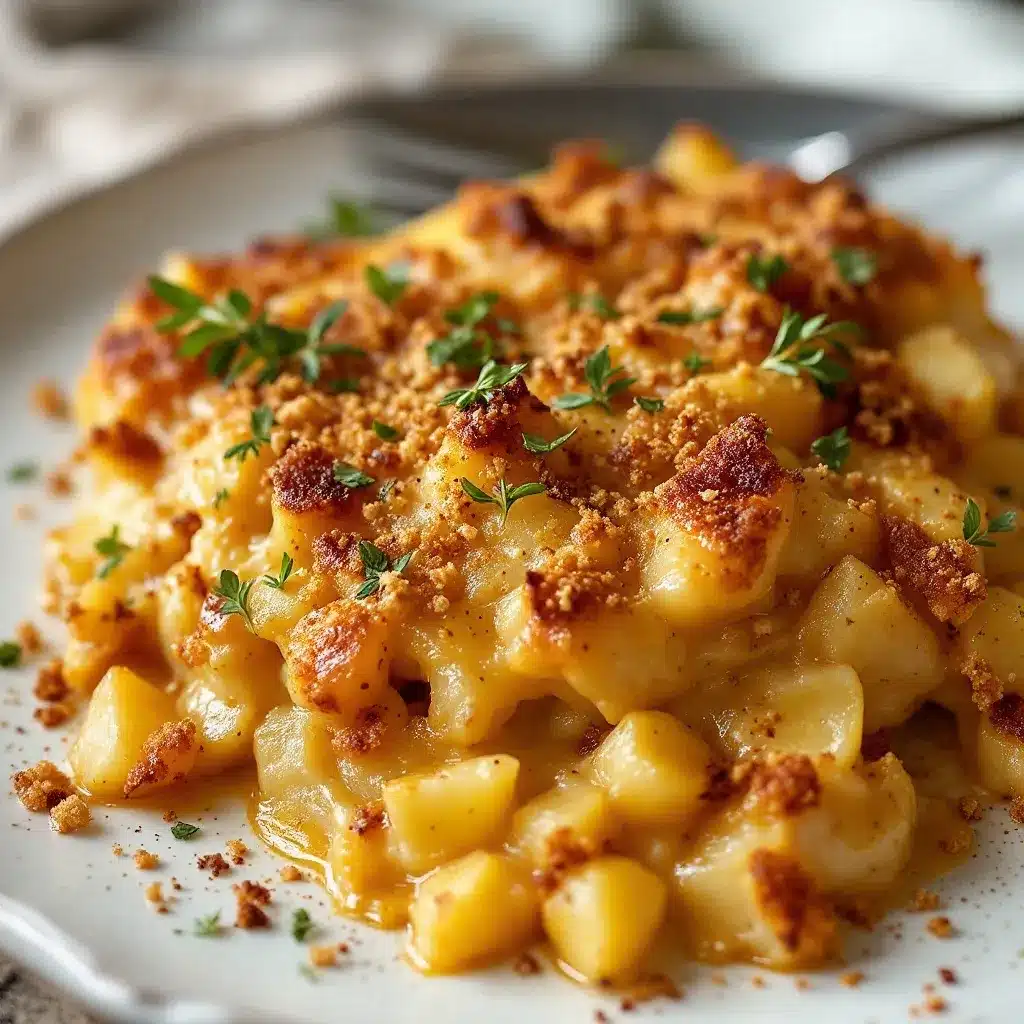 cremiges Kartoffelgratin preparation steps