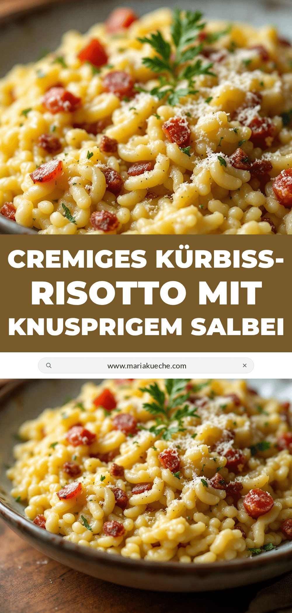Cremiges Kürbis-Risotto recipe