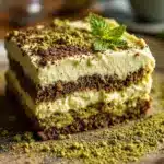 Cremiges Matcha-Tiramisu ohne Backen - featured image