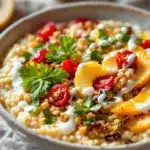 Cremiges Porridge mit knusprigen Äpfeln - featured image
