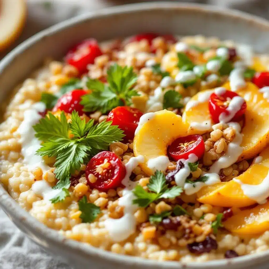 Cremiges Porridge mit knusprigen Äpfeln - featured image