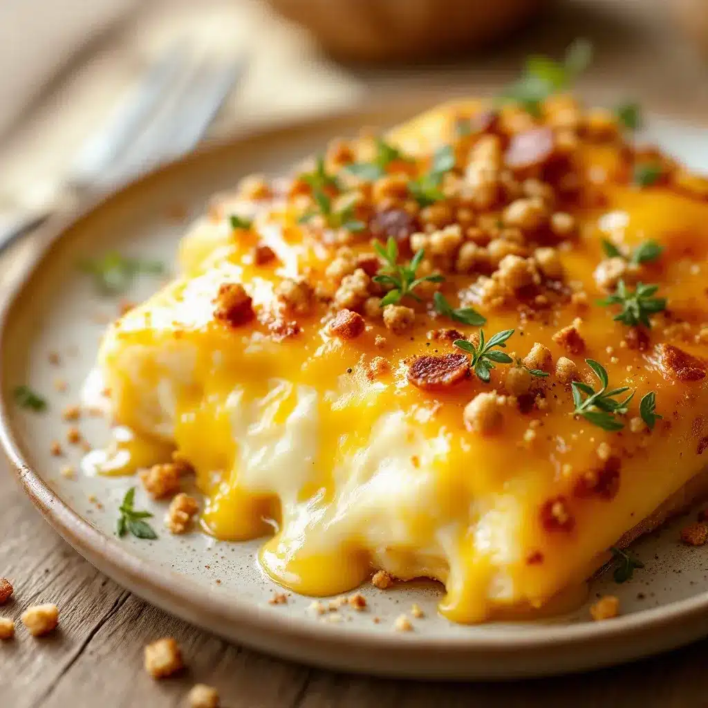 Cremiges Raclette mit Trüffel preparation steps